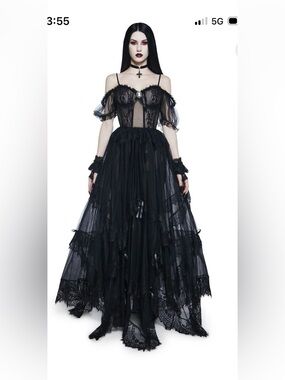 NWOT Dolls Kill Unholy Gothic Dress Sz XL